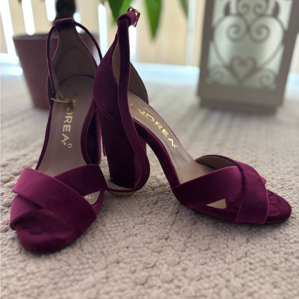 Elegant Purple Heels